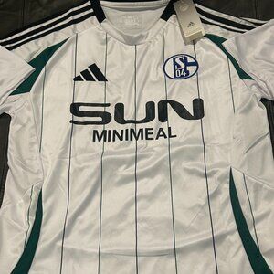 GERMANY Bundesliga FC SCHALKE 04  Men's JERSEY Sz M,L,XL,2XL By Adidas